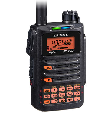 YAESU FT-70D 144/430MHzハンディトランシーバー